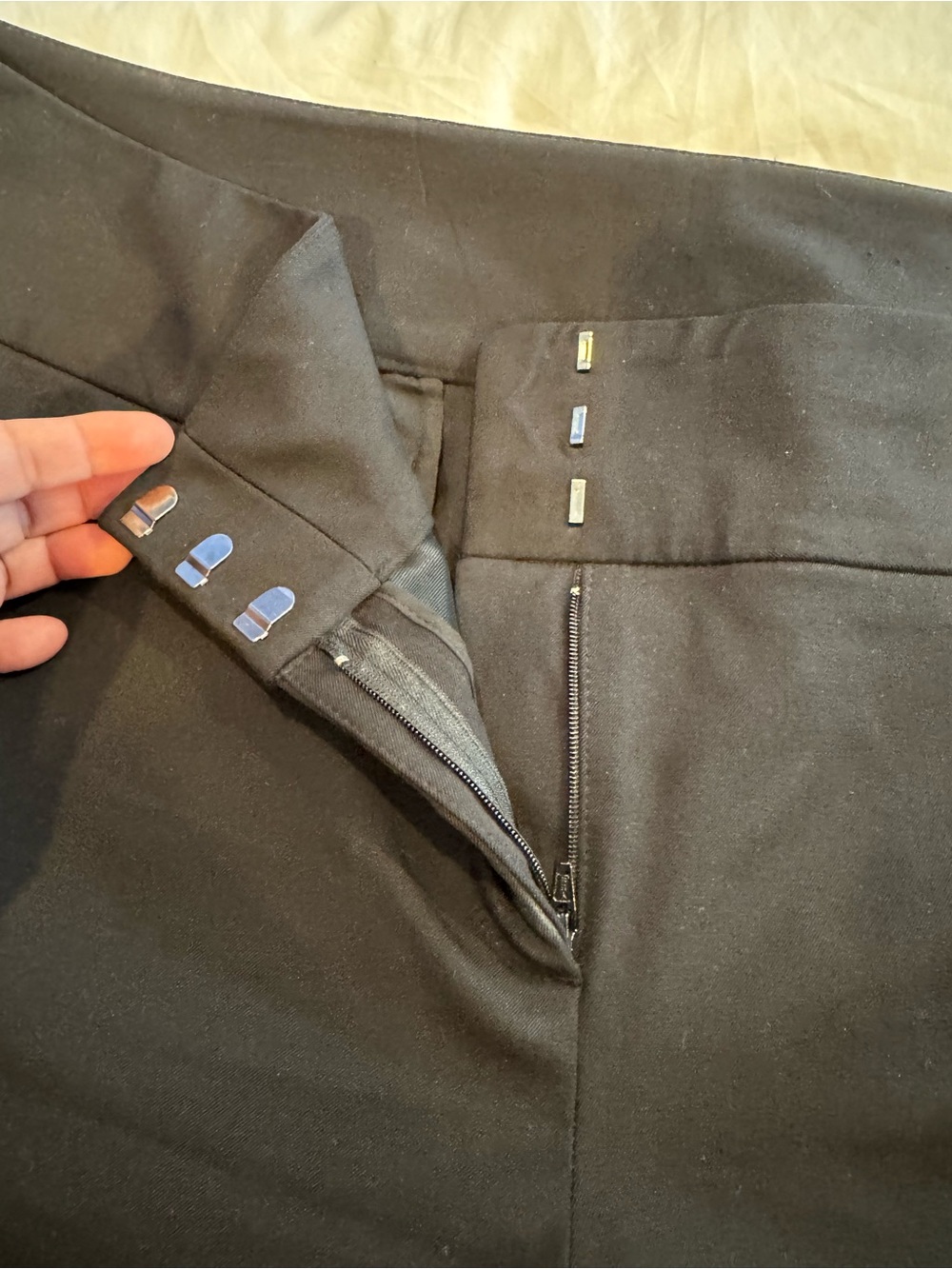 Alfani Black Ponte Skinny Trousers - Picture 3 of 5